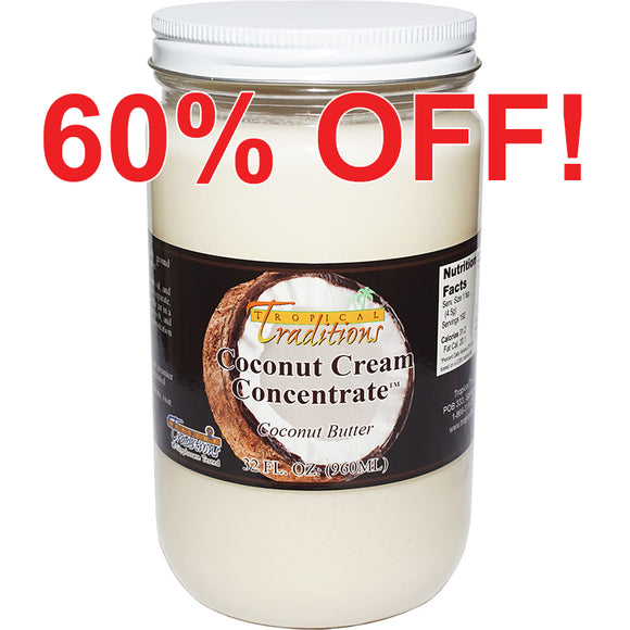 Coconut Cream Concentrate - 1 Quart (32 oz)