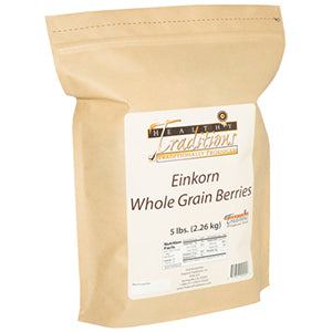 Glyphosate-tested Einkorn Ancient Grain Berries - 5 lb. bag