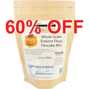 Whole Grain Einkorn Flour Pancake Mix – 12 oz.