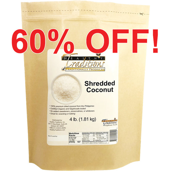 Shredded Coconut - 4-lb Bag