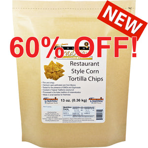 Restaurant Style Cónico Cremoso Corn Tortilla Chips 13 oz.