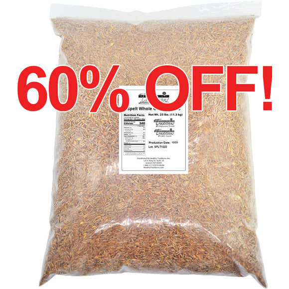 Spelt Wheat Berries - 25 lb. (limit of 2)