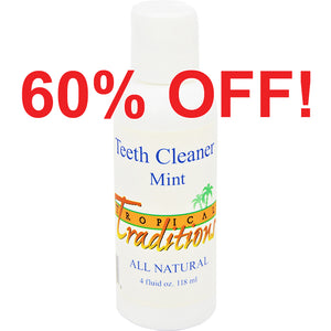 Mint - Teeth Cleaner - 4 oz. - All Natural