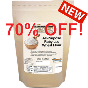 All-Purpose Ruby Lee Wheat Flour - 2 lb. Bag