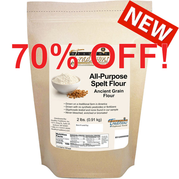 All-Purpose Spelt Flour - 2 lb. Bag