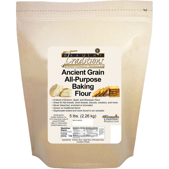 Ancient Grain All-Purpose Baking Flour - 5 lb. Bag