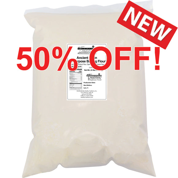 Ancient Grain All-Purpose Baking Flour - 25 lb. Bag