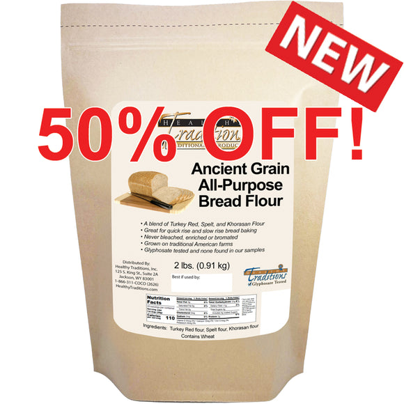 Ancient Grain All-Purpose Bread Flour - 2 lb. Bag