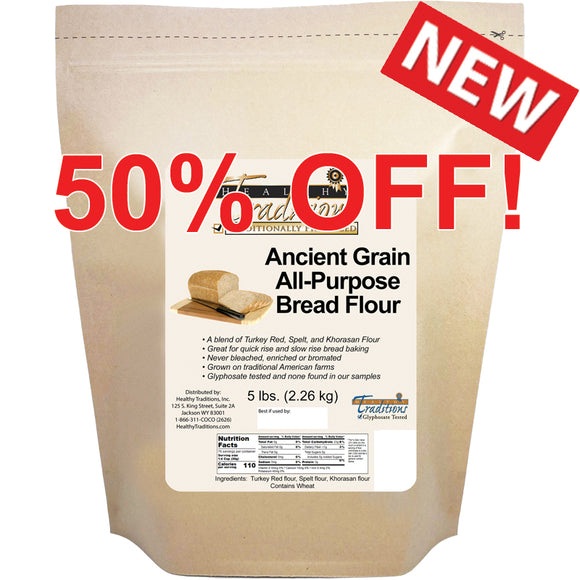Ancient Grain All-Purpose Bread Flour - 5 lb. Bag