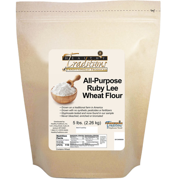 All-Purpose Ruby Lee Wheat Flour - 5 lb. Bag