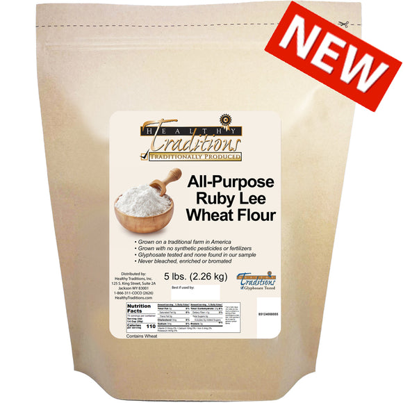 All-Purpose Ruby Lee Wheat Flour - 5 lb. Bag