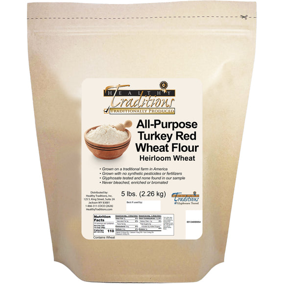 All-Purpose Turkey Red Wheat Flour - 5 lb. Bag