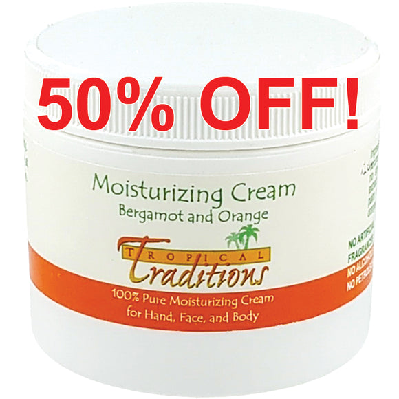 Moisturizing Cream - 4 oz. - Bergamot and Orange