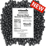 Mexican Heirloom Ayocote Black Beans  – 15 lb.