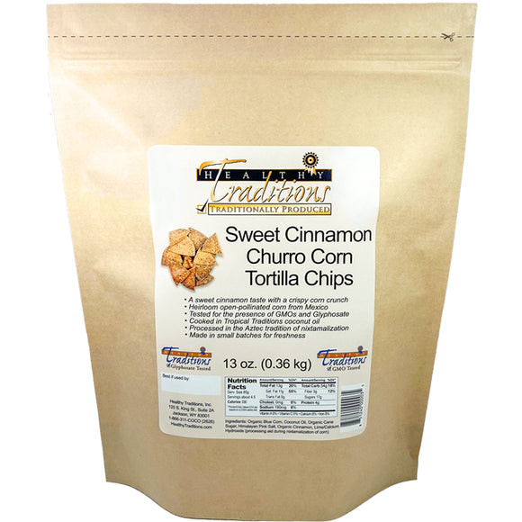 Sweet Cinnamon Churro Tortilla Chips - 13 oz. Bag