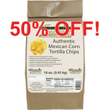 Authentic Mexican Cónico Cremoso Corn Tortilla Chips - 16 oz.