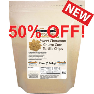 Sweet Cinnamon Churro Tortilla Chips 13 oz. - Cónico Cremoso