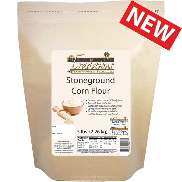 GMO-tested Cónico Cremoso Corn Flour – 5 lb. Bag