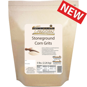 GMO-tested Cónico Cremoso Corn Grits – 5 lb. Bag