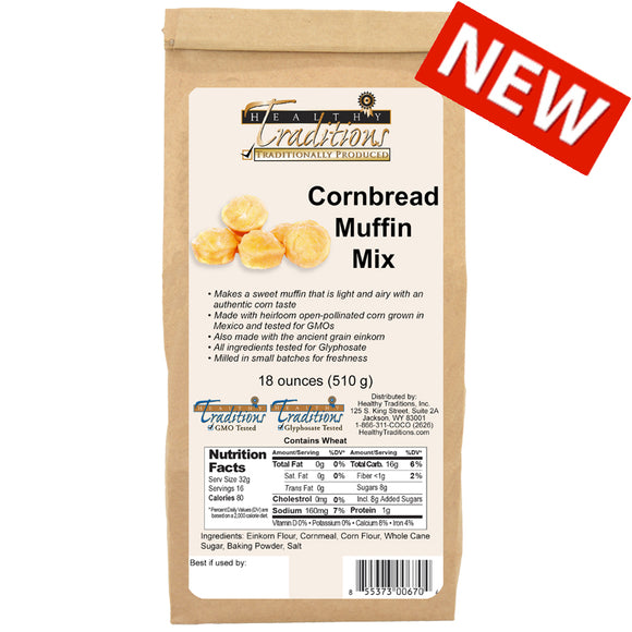Cónico Cremoso Cornbread Muffin Mix – 18 oz.