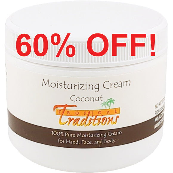 Moisturizing Cream - 4 oz. - Coconut