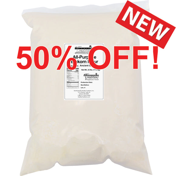 All-Purpose Einkorn Flour – 25 lb. Bag