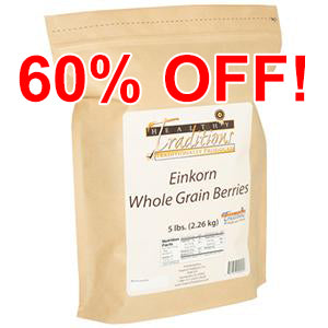 Einkorn Ancient Grain Berries - 5 lb. bag