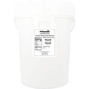 Emmer Whole Grain Berries - 5 Gallon Life Latch® Screw Top Pail - 35 lb. (Limit of 1)