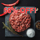 High Fat Ground Beef - approx. 2 lbs. (4 package minimum)