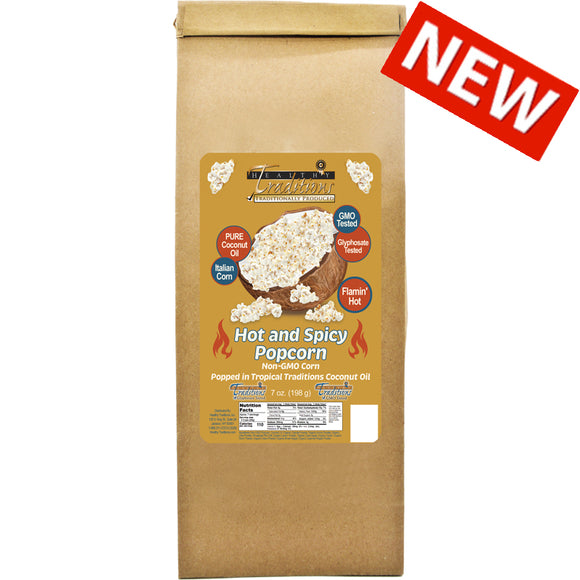 Hot and Spicy Popcorn - 7 oz. Bag
