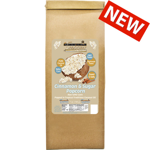 Cinnamon & Sugar Popcorn - 7 oz. Bag