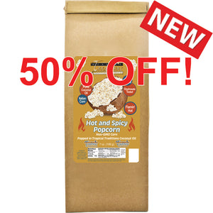 Hot and Spicy Popcorn - 7 oz. Bag