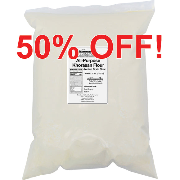 All-Purpose Khorasan Flour - 25 lb. Bag