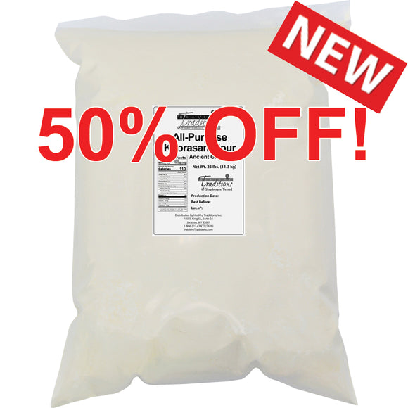 All-Purpose Khorasan Flour - 25 lb. Bag