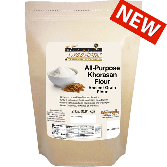 All-Purpose Khorasan Flour - 2 lb. Bag