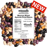 Mexican Heirloom Ayocote Mixed Beans  – 15 lb.