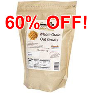 Whole Grain Oat Groats - 2lb. Bag