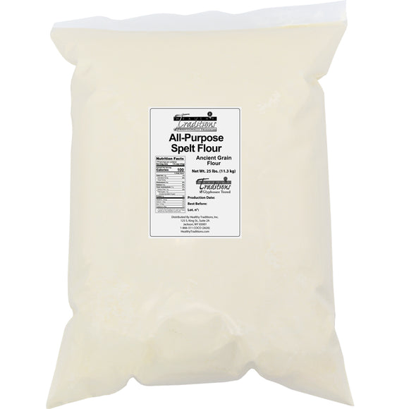 All-Purpose Spelt Flour - 25 lb. Bag