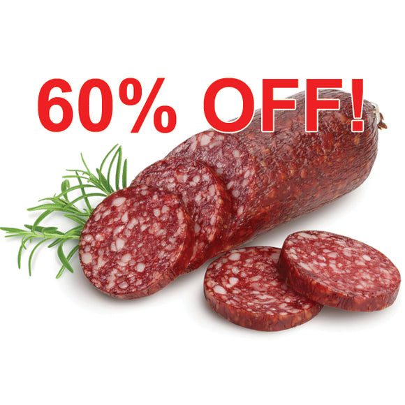 Pastured Turkey - Summer Sausage - approx. 12 oz each - Pack of 2 (Minimum of 3 Packs)