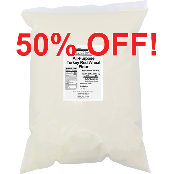 All-Purpose Turkey Red Wheat Flour - 25 lb. Bag