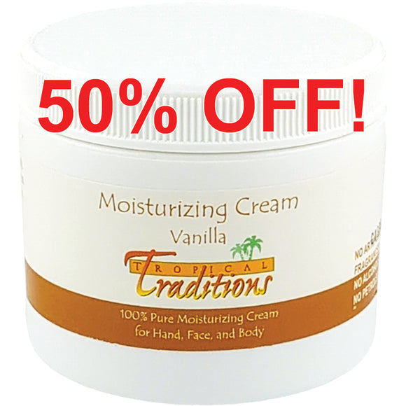 Moisturizing Cream - 4 oz. - Vanilla