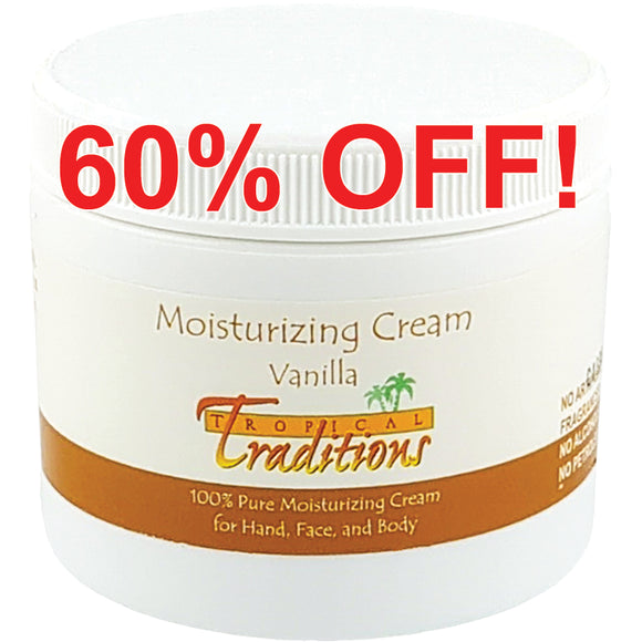 Moisturizing Cream - 4 oz. - Vanilla