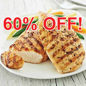 Pastured Poultry Boneless Chicken Breast, 2 per pack - approx. 1.25 lb. (12-pack minimum)