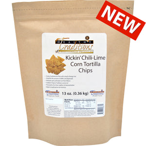 Kickin’ Chili-Lime Tortilla Chips 13 oz. - Cónico Cremoso