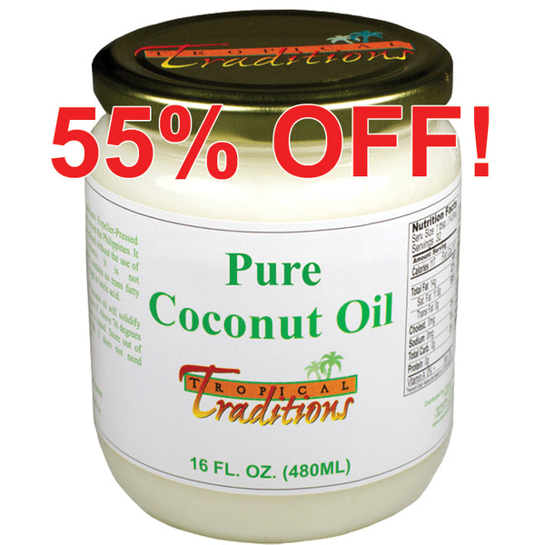 Pure Coconut Oil - 1 Pint (minimum Of 2)