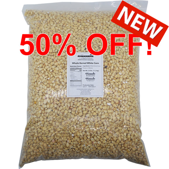 GMO-tested Cónico Cremoso Whole Kernel Corn – 25 lb. (limit of 2)