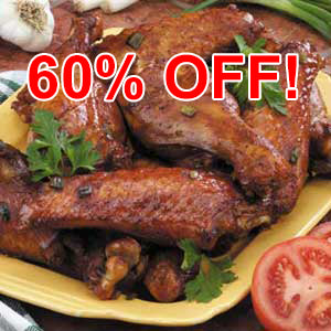 Turkey Wings (2 per pkg) - 1 pkg approx. 3.8 lbs. (minimum of 2 pkgs)