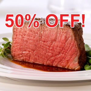 Grass-fed Beef - Filet Mignon - approx. 10 oz./pkg (3-pkg minimum)