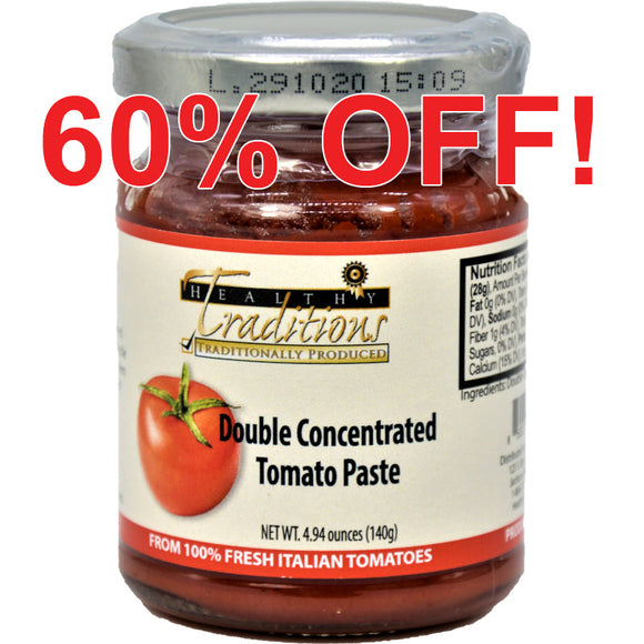 Double Concentrated Tomato Paste – 4.94 oz (140g)