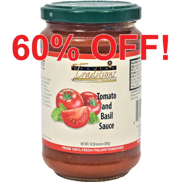 Tomato and Basil Sauce – 10.58 oz (300g)